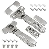 Scharnier Softclose passend für IKEA UTRUSTA Scharnier 110 und METOD Küche mit integr. Dämpfer Türscharnier – inkl. Anleitung für die Montage (2 Stück)