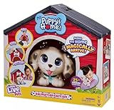 Little Live Pets - My Puppy's Home Interaktives Plüschtier Welpe und Zwinger. Über 25 Geräusche und Reaktionen. Machen Sie die Hundehütte, nennen Sie Ihren Welpen und überraschen Sie! Welpe erscheint!