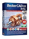 BeckerCAD 15 3D PRO - Profi-CAD-Software und 3D-Zeichenprogramm für Architektur, Maschinenbau, Modellbau und Elektrotechnik - 100% kompatibel mit AutoCAD -und Win 11, 10, 8, 7