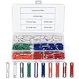 210 Stück Torpedosicherungen, Continental Sicherungen, Torpedo Auto Sicherungen sicherung für europäische Fahrzeuge Oldtimer Autos - 5A 8A 10A 16A 25A