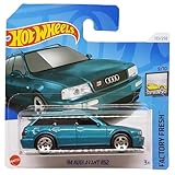 Hot Wheels - ´94 Audi Avant RS2 - Factory Fresh 9/10 - HTD49 - Short Card - Metalflake Teal - Mattel 2024-1:64