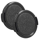 Objektivdeckel zum Aufstecken für Leica Elmarit-M 28 mm f/2.8 ASPH, Summicron-M 35 mm f/2 ASPH, Fire Rock 39 mm Objektiv mit Zentralverriegelung für Fujinon XF 27 mm f/2.8 R WR Objektiv-2 Packs