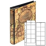 Lindner Zubehör für Pressed Pennies: Karat Sammelalbum mit 2.Münzblättern, extra Münzblättern zur Wahl (1136: Sammelalbum, weiße Zwischenblätter)
