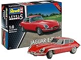 Revell Modellbausatz I Jaguar E-Type I Detailreicher Level 5 Auto Bausatz I 272 Teile I Maßstab 1:8 I für Kinder und Erwachsene ab 13 Jahren