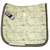 Eskadron Graffiti Performance Glossy Pad in New Banana (chocochip/browny), Größe:Dressur (DL)