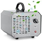 Ozongenerator 10000mg/H,GMGXX Ozon Luftreiniger Ozongerät bis zu 300㎡,120-Minuten-Timer,O3 Ozonisator Geruchskiller für Auto Garagen Wohnung Hotels Küche und Haustiere,Reinigen Gerüche/Verschmutzung