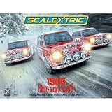 Scalextric C4488A 1:32 1965 Monte Carlo Rally Mini Triple - Slotcar, Rennbahn, Auto für Rennbahn, Rennbahnauto, Rennbahn für Kinder, Kinderspielzeug, Zubehör für Kinderrennbahnen