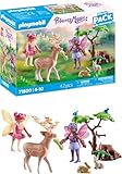 PLAYMOBIL | Fairies | Feen mit süßen Waldtieren | Märchenspielzeug | Spielzeug für Kinder ab 4 Jahren | 71800