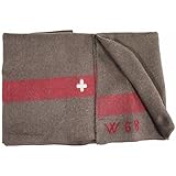 MFH Schweizer Wolldecke 200 x 140 cm Pferdedecke Campingdecke Wolldecke Armeedecke Swiss Army