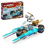 LEGO NINJAGO Zanes Eismotorrad, Ninja-Spielset mit 1 Minifigur, Action-Spielzeug, baubares kleines Fahrzeug für Kinder, Geschenk für Jungen und Mädchen ab 7 Jahren 71816