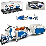 Atlas IWL SR59 Berlin Roller mit Anhänger 1959-1963 DDR 1/24 Modell Motorrad