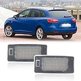 2pcs LED Kennzeichenbeleuchtung für Seat Ibiza MK4 IV Kombi 2009-2016 SMD Xenon Weiß Hintere Tag Lampenbirne Montage