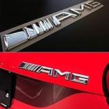 New Style 3D für Mercedes-Benz ///AMG Emblem ABS Kofferraum Logo Abzeichen Dekoration Geschenk Aufkleber
