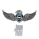 SELUVI Auto Emblem für Opel Astra L 2021 2022 2023, Emblem Logo Buchstaben Emblem Zeichen Heckklappe Emblem Metal Schriftzug Emblem Aufkleber Vorne Hinten Karosserie Tuning Zubehör,Front Grille-F