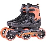 PAPAISON Inline-Skates für Erwachsene für Männer und Frauen mit 3 100 mm Rollen, Outdoor-Fitness, Speed-Renn-Skates