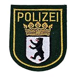 RescPol Abzeichen Polizei Berlin grün Jacke