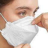 DOC-NFW 25 Stück FFP2-Masken, Fischform,CE-zertifiziert, Mundschutzmasken,Atemschutzmasken hygienisch einzeln verpackt