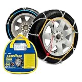 Goodyear Satz von 2 x 9mm Metall Auto Schneeketten Größe 90 mit automatischem Spanner