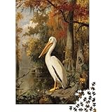 Pelikane, Bunte Blätter Puzzle 1000 Teile Für Erwachsene, Lernspiele, Heimdekoration38x26cm/1000pcs