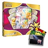Lively Moments Pokemon Karten Alakazam V (Simsala) Box EN und Exklusive GRATIS Grußkarte