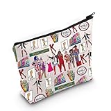 WZMPA Kinky Boots Musik-Reisetasche Charlie & Lola Fans Geschenk Kinky Boots Charakter Zipper Pouch Bag Kinky Boots Merchandise, World Mind