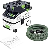 Festool Absaugmobil CTL Mini I CLEANTEC (mit Hauptfilter, SELFCLEAN Filtersack, Saugschlauch glatt Ø 27/32 x 3,5 m)
