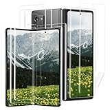 Carantee 2+2 Stück TPU Schutzfolie für Panzerglas für Samsung Galaxy Z Fold 2 5G, Ultra-Klar Anti-Fingerabdruck Ultradünn Anti-Öl Samsung Z Fold 2 Folie, Hohe Empfindlichkeit Self-Healing Handyfolie