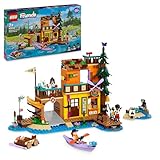 LEGO Friends Abenteuercamp mit Kayak, Bauspielzeug für Rollenspiele, Geschenkidee für Mädchen und Jungen ab 7 Jahren, Set mit 3 Spielfiguren und einem Bären, Camping-Spielzeug 42626