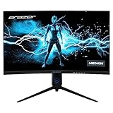 ERAZER MEDION Spectator X30 (MD 21240) 68,6 cm (27 Zoll) QHD Widescreen Curved Gaming Monitor (240Hz, 1440p, Adaptive Sync, 16:9, 1ms, HDMI, Display Port, MD21240)