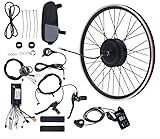 SHZICMY 27,5" Vorderrad 500W 36V E-Bike Conversion Kit mit LCD Display, Fahrrad Motor Elektrofahrrad Umbausatz, bis 35-40km/h
