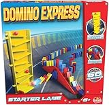 Domino Express Starter Lane, Konstruktionsspielzeug ab 6 Jahren, Domino Spiel mit Dominosteinen für Kinder, Geeignet als Geschenk für Jungen und Mädchen