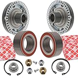BandelOne enthält 2x Radnabe 5x100 + Febi Radlager vorne für Golf 3 Gti 16V VR6 Corrado Passat