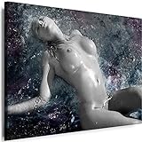 Myartstyle - Bilder Erotik Frau 60 x 40 cm Leinwandbilder XXL - 1 Teilige Wandbilder Akt Sexy Girl Modern Kunstdrucke w-a-2025-31