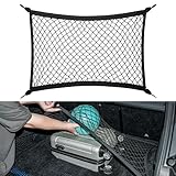 VEHIRIE Kofferraum Organizer Netz Gepäcknetz Auto Kofferraumnetz, Universal 70 x 50 cm Elastisch Gepäckschutznetz, ladungssicherungsnetz Geeignet für VW, Audi, Ford, BMW, Opel und andere Autos, SUVs