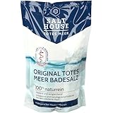 Salthouse Totes Meer Therapie Badesalz Pur - 8x 500 g