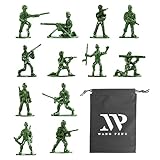 TAFACE - Set mit 100 Soldatenfiguren, 1 schwarze Aufbewahrungstasche, Traditionelle Grüne Armee-Soldaten, Militär-Actionfiguren, Kriegsaktion-Figuren
