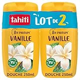 TAHITI - Duschgel mit Vanilleduft – Gourmand-Duft 8 Stunden – Bio-Vanilleextrakt – natürliche Feuchtigkeit – 2 x 250 ml
