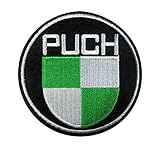 PUCH Vintage Motorcycles Aufnäher Besticktes Patch zum Aufbügeln Applique Souvenir Zubehör
