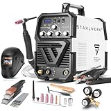 STAHLWERK Schweißgerät 2 in 1 Kombi AC/DC WIG 200 ST - Vollausstattung - WIG & MMA schweißen ist bis 200 A möglich, IGBT-Inverter, HF-Zündung, Smartkühlung, ideal für Aluminium & Stahl