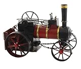 aubaho Dampftraktor Dekoration Traktor Modell Dampfmaschine Dampfpflug Antik-Stil 30cm
