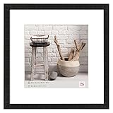 walther design Bilderrahmen schwarz 50 x 50 cm Home Holzrahmen HO550B
