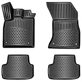 ELMASLINE Design 3D Gummimatten Set für Renault TWINGO 3 III 2014-2024 | Fußmatten Extra hoher Rand