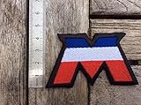 Aufnäher, Motiv: Motobecane, Flagge – zum Aufbügeln