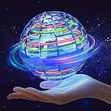 Hover Ball Fliegender Ball, Flying Orb Ball Magische Spinnerin mit LED Licht Drohne für Kinder Boomerang Flugzeuge Spielzeug Geschenke für Jungen Mädchen Indoor Outdoor Fidget UFO,2021 Nova Pro (Blau)