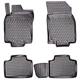 Elmasline 3D Gummimatten Set für VW Touareg (2. Gen.) 2010-2018 | Extra hoher Rand