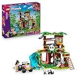 LEGO Friends Panda-Pflegestation - Spielzeug mit Baumhaus, Quad, 2 Mini-Puppen und 3 Panda Figuren - Kreatives Set für Mädchen ab 7 Jahren - 42648