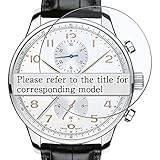 Vaxson 3 Stück Schutzfolie, kompatibel mit OMEGA SEAMASTER PLANET OCEAN 600M CO-AXIAL MASTER CHRONOMETER CHRONOGRAPH 45.5 MM 215.92.46.51.01.001 , Displayschutzfolie TPU Folie [nicht Panzerglas]