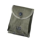 WWII M1 Karabiner Tasche Universal Canvas Magazintasche Kampfwerkzeug Kit Replica WW2 US Hanging Pack Item