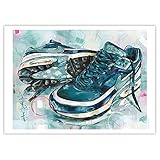 Nike Air Max Classic BW Marina Grey Jade Kunstdruck (50 x 70 cm) *ungerahmt