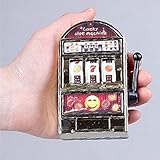 AMONIDA Mini-Spielzeug-Spielautomat, Fein und Detailliert, Glücklicher Mini-Spielautomat, Innovativ, Lustig, Langlebig, Dekorativ, Lehrreich, Handgefertigt für Geburtstagsgeschenke (Gold)